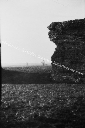 BURGH CASTLE FORT LOOKING THROUGH W.ENTRANCE TOWARDS BROADS